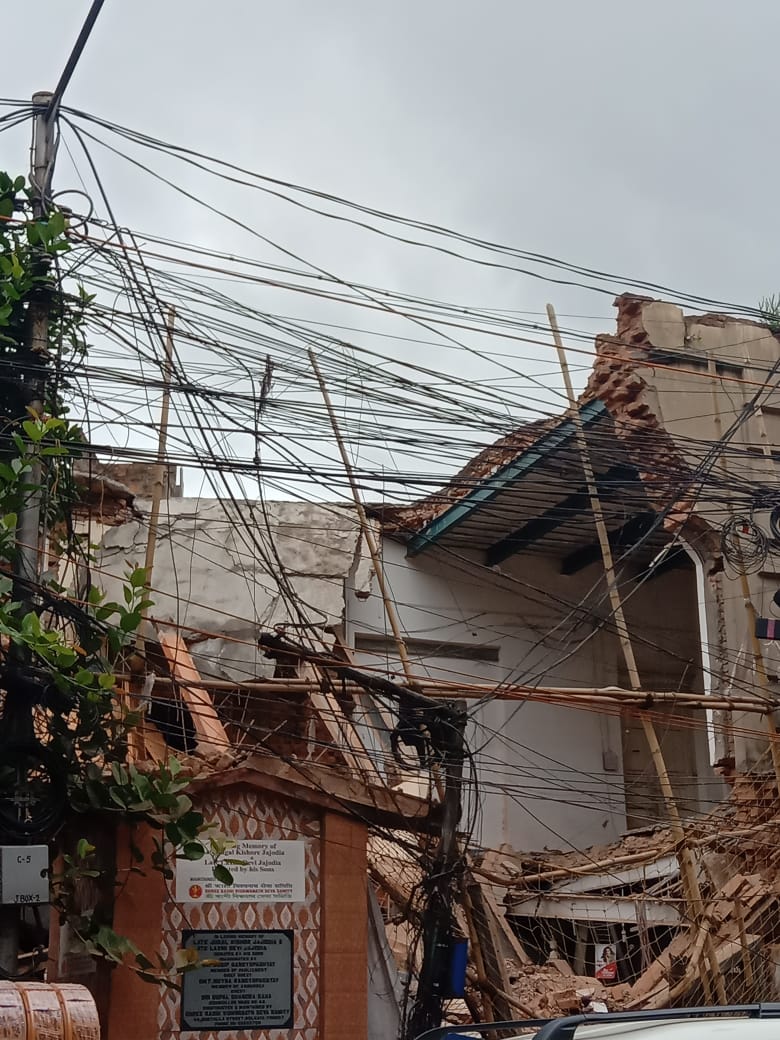 Building collapse in kolkata