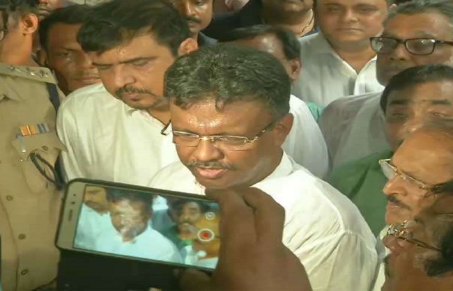 tmc leaders visited bhatpara