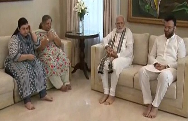 modi visit jaitley house