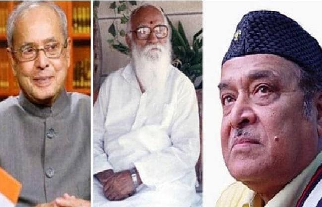 bharat ratna to pranab mukherjee, bhupen hajarika, nanaji deshmukh