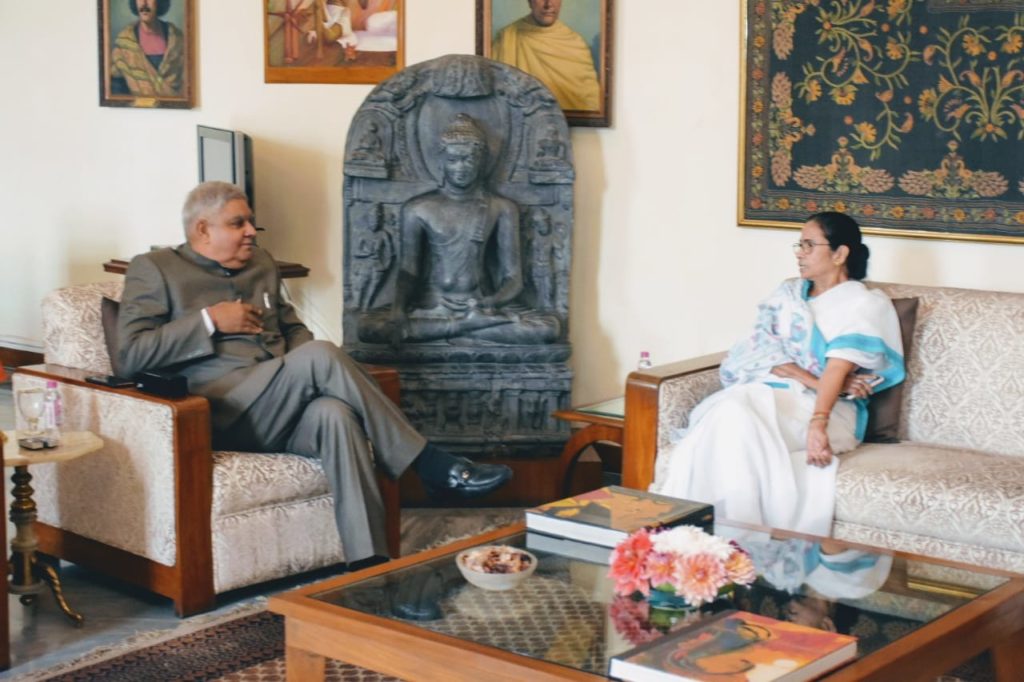 cm mamata met governor dhankhar
