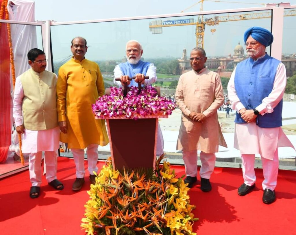ashok stambh pm modi new parliament