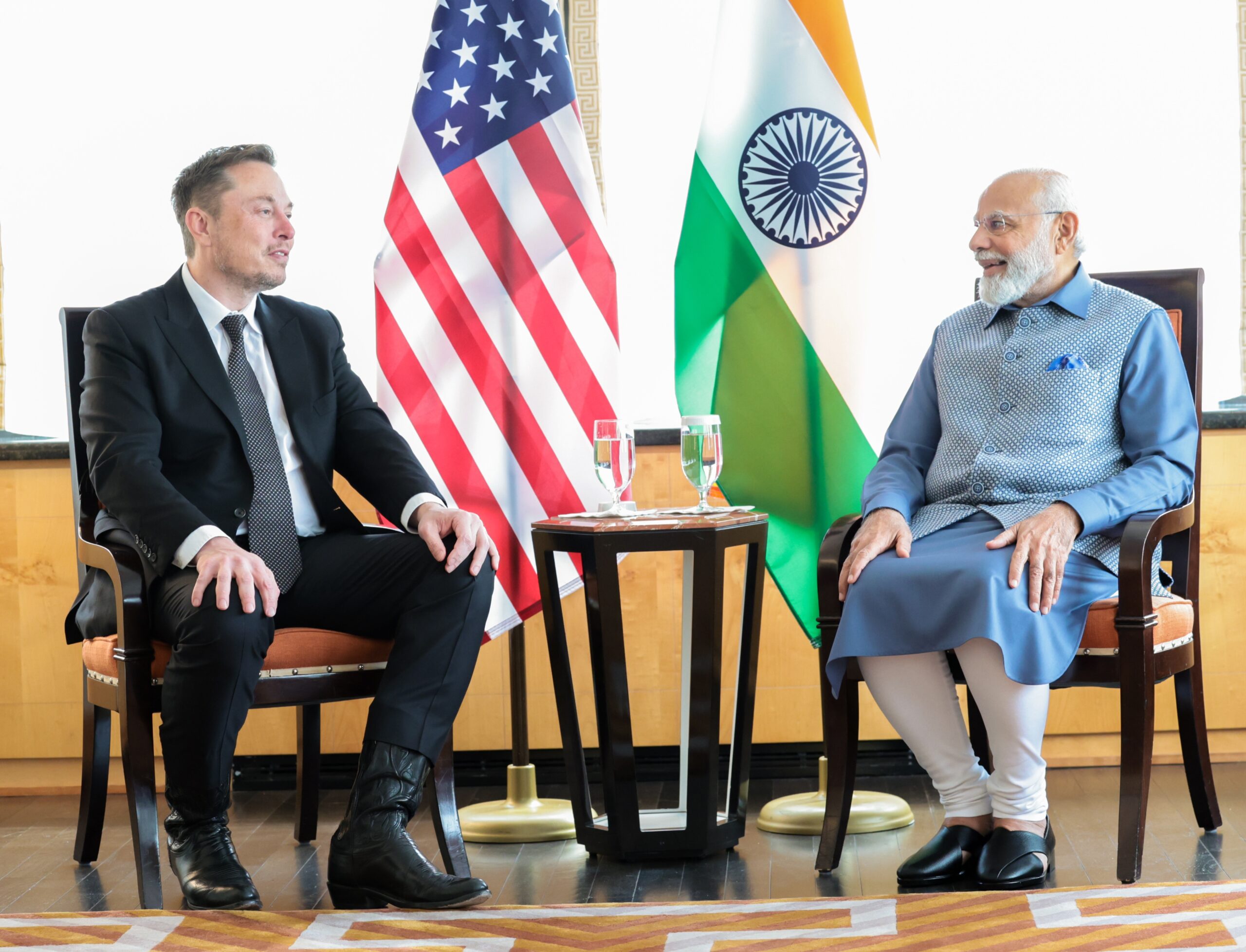 tesla in India - PM Modi - Musk meet
