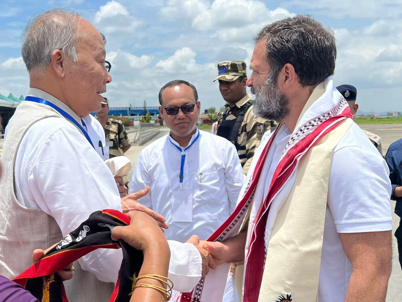 Rahul Gandhi in Manipur