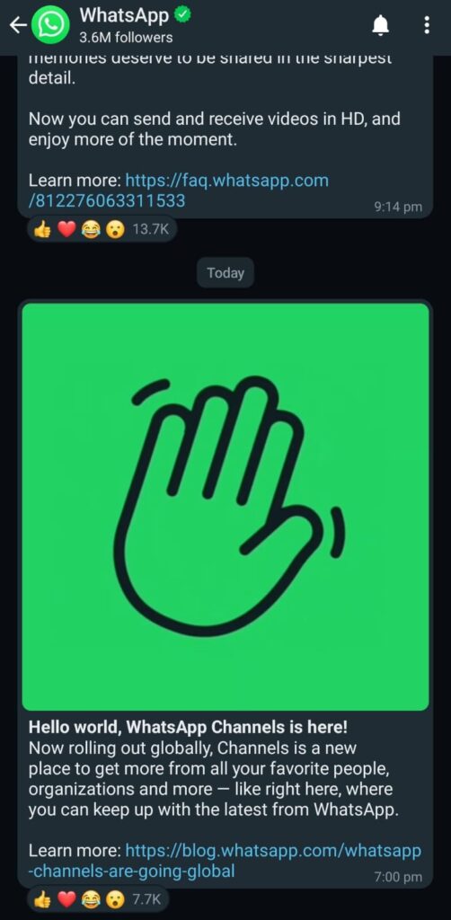 WhatsApp Channels feature in 150 Countries, including INDIA