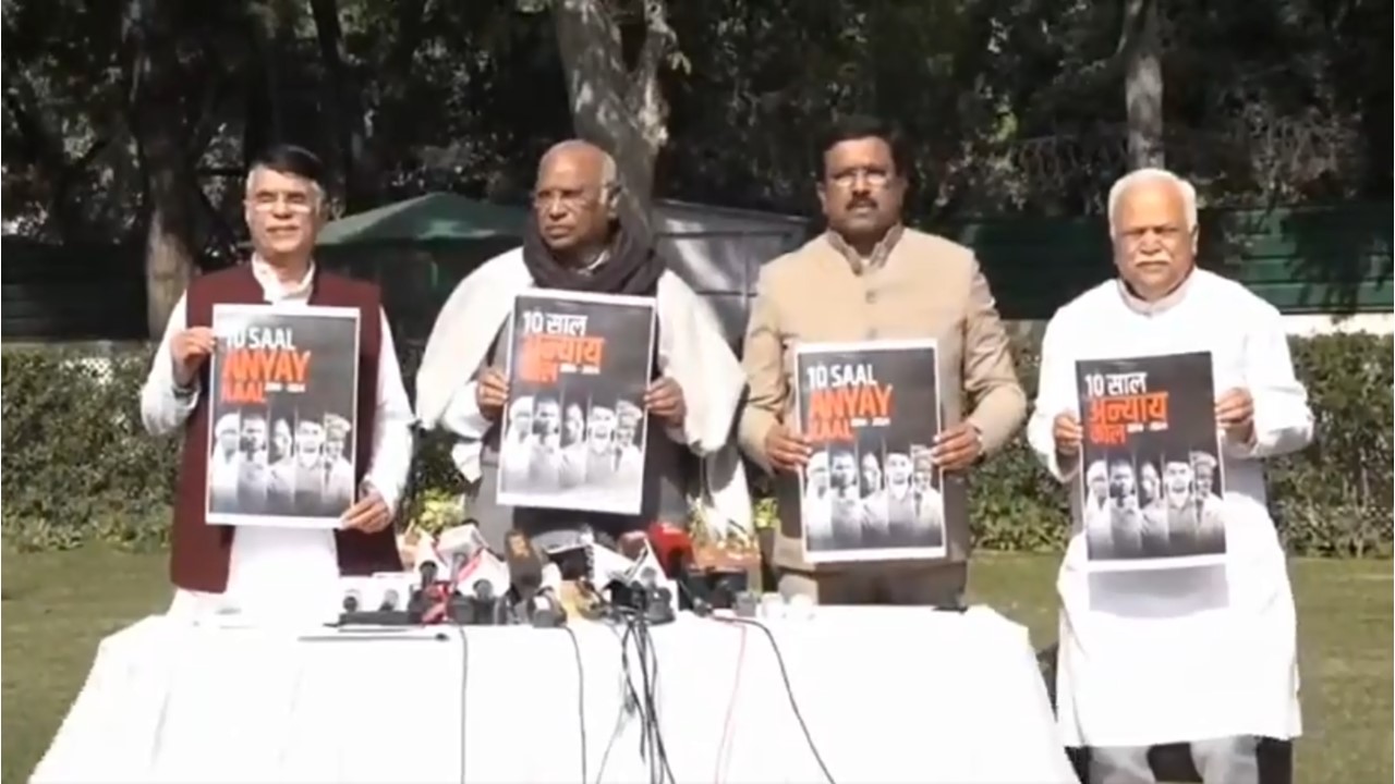 Congress releases black paper against Modi govt