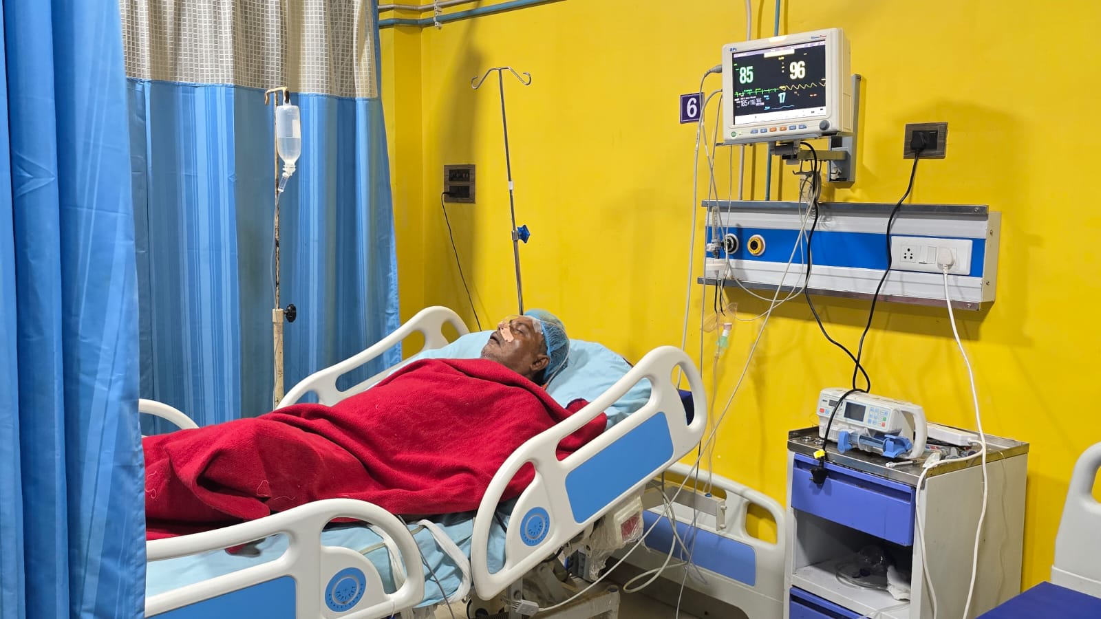 BLO suffered Brain Stroke