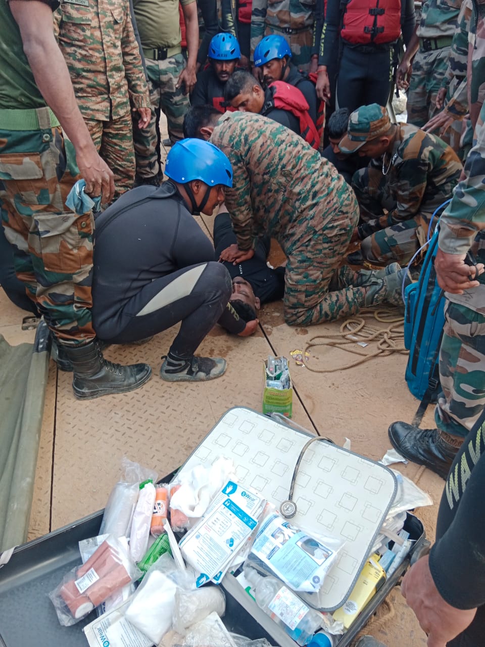 teesta river Army jawan dies as raft capsizes