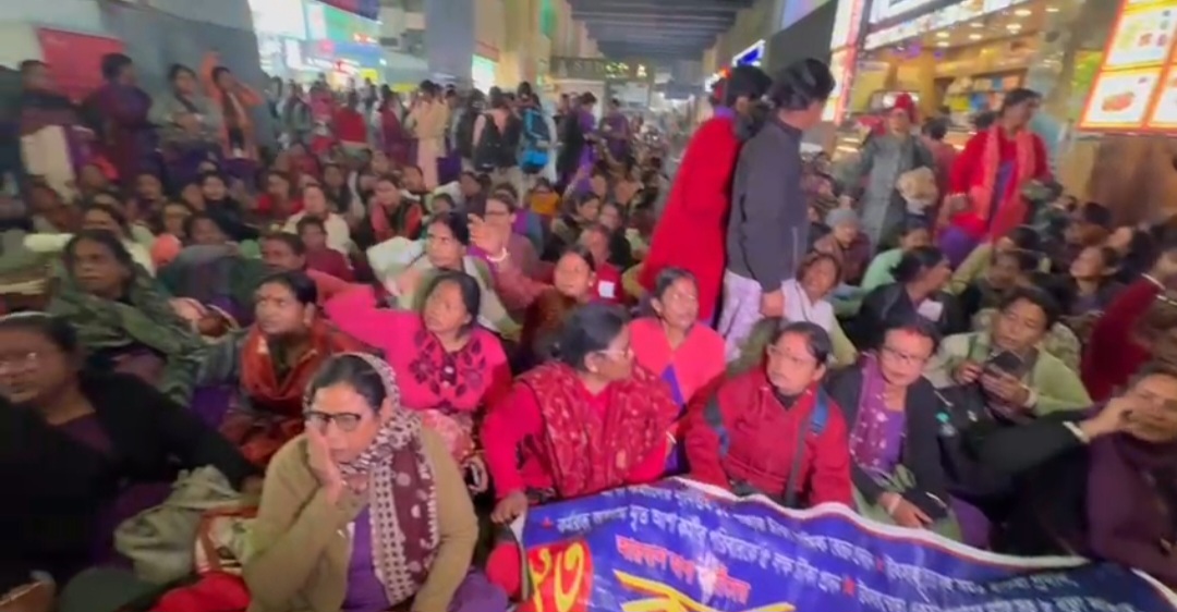 Asha Workers Protest
